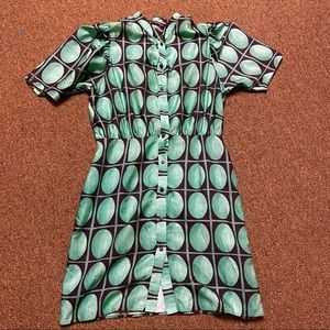 Zara Women’s Button Down Satin Dress